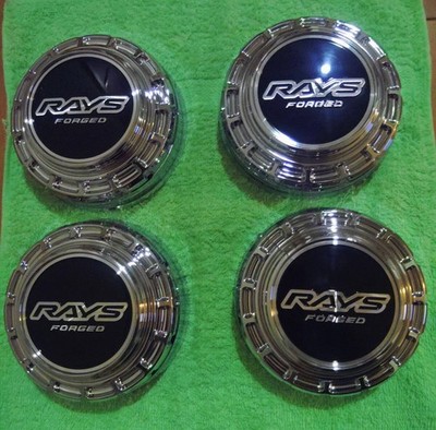 JDM RAYSFORGED Center Cap 4 Individual Set br RAYS (No Tires)
