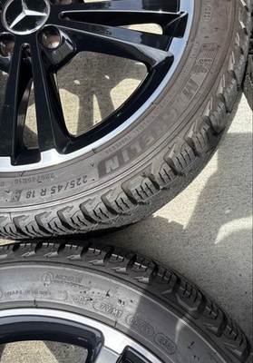 JDM Genuine Mercedes-Benz winter tire set for CLA-Class 18-inch wheels (No Tires) - Image 3