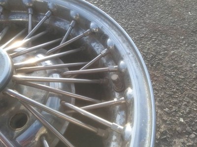 JDM CMW wire wheels Cragar? 15-inch 6.5J +23? 114.3 bolt pattern 4 hol (No Tires) - Image 3