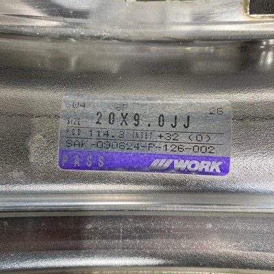 JDM WORK Schwert 20-inch Wheel 4-Wheel Set (No Tires) - Image 8
