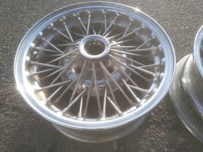 JDM CMW wire wheels Cragar? 15-inch 6.5J +23? 114.3 bolt pattern 4 hol (No Tires) - Image 5