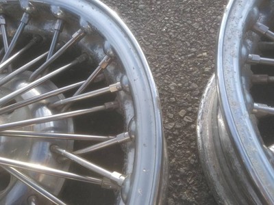 JDM CMW wire wheels Cragar? 15-inch 6.5J +23? 114.3 bolt pattern 4 hol (No Tires) - Image 6