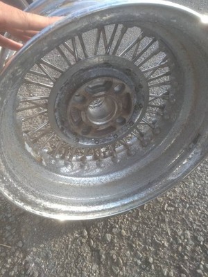 JDM CMW wire wheels Cragar? 15-inch 6.5J +23? 114.3 bolt pattern 4 hol (No Tires) - Image 9