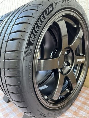 JDM RareRAYS TE37 SAGA 188J45 189J50 5H-PCD120 BMW 1 series E87 E82 E8 (No Tires) - Image 10