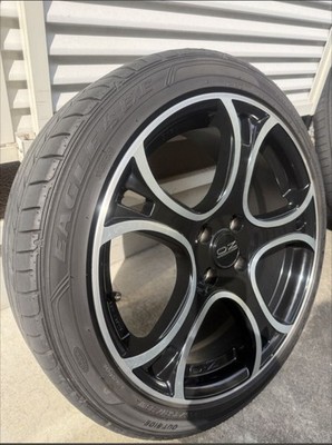 JDM OZ RACING X-LINE WAVE PCD100 7J+42 Compact Car Wheels with Tires (No Tires)