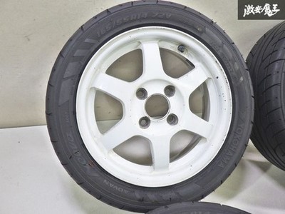 JDM Rare RAYS VOLKRacing TE37 forging 14x5J approx. ET42/6J approx. 38 (No Tires) - Image 2