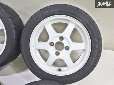 JDM Rare RAYS VOLKRacing TE37 forging 14x5J approx. ET42/6J approx. 38 (No Tires) - Image 3
