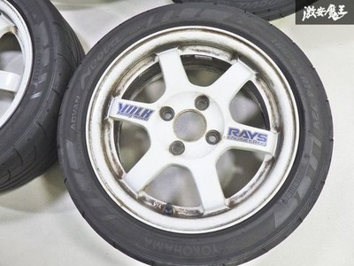 JDM Rare RAYS VOLKRacing TE37 forging 14x5J approx. ET42/6J approx. 38 (No Tires) - Image 5