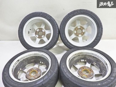 JDM Rare RAYS VOLKRacing TE37 forging 14x5J approx. ET42/6J approx. 38 (No Tires) - Image 6