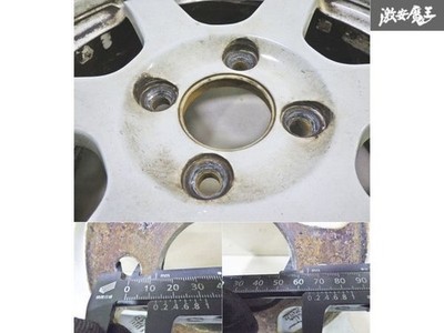 JDM Rare RAYS VOLKRacing TE37 forging 14x5J approx. ET42/6J approx. 38 (No Tires) - Image 8