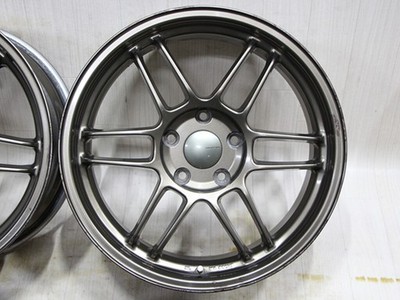 JDM C280 Out of print rare lightweight KYOHO AME TRACER wheels. 17x8J (No Tires) - Image 3