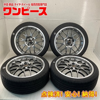 JDM Used 225/40R18 88W 18187.5J +48 5-hole PCD100 BBS RS907A Summer Ti (No Tires)