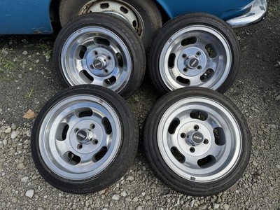 JDM Rare Vintage Car Enkei Dish Wheels 7j -7 4-Wheel Set br ENKEI (No Tires) - Image 2