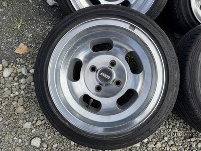 JDM Rare Vintage Car Enkei Dish Wheels 7j -7 4-Wheel Set br ENKEI (No Tires) - Image 3