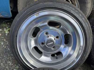 JDM Rare Vintage Car Enkei Dish Wheels 7j -7 4-Wheel Set br ENKEI (No Tires) - Image 6