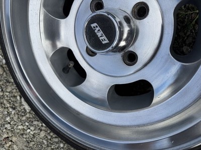JDM Rare Vintage Car Enkei Dish Wheels 7j -7 4-Wheel Set br ENKEI (No Tires) - Image 7