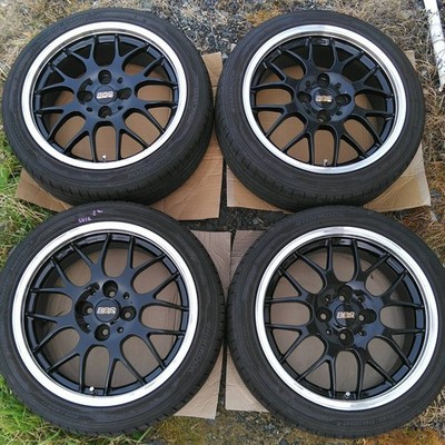 JDM BBS forging RG-R RG712H 205/45R17 7J 4H/PCD100 IS+38 4-Wheel Set same si (No Tires)
