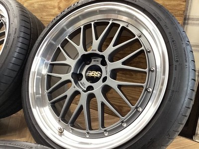 JDM BBS LM 258 259 19x8.5J/9.5J 5/120 +35/+48 MGR-SLD FALKEN FK520L 225 (No Tires) - Image 2