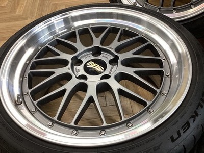 JDM BBS LM 258 259 19x8.5J/9.5J 5/120 +35/+48 MGR-SLD FALKEN FK520L 225 (No Tires) - Image 3