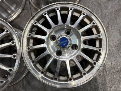 JDM Honda Modulo 15x6j +55 4-hole PCD114.3 4-Wheel Set Modulo HONDA br Honda (No Tires) - Image 3