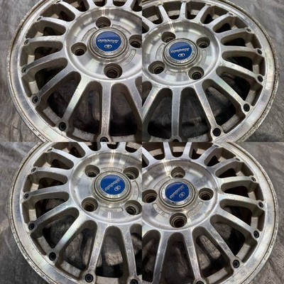 JDM Honda Modulo 15x6j +55 4-hole PCD114.3 4-Wheel Set Modulo HONDA br Honda (No Tires) - Image 7
