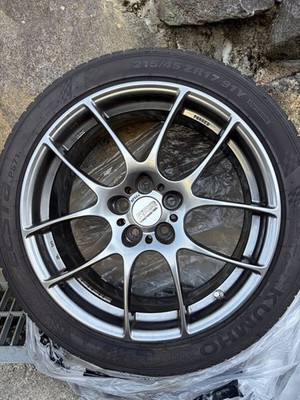 JDM BBS RF504 forging 17x7.5J +48 PCD1005H minor scratches only + 2025 (No Tires)