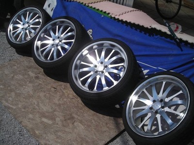 JDM High-end popular WALD Portofino 22 deep rim wide PCD120 for Lexus (No Tires) - Image 4