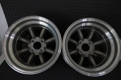 JDM Watanabe Wheels R-type 15x10J 2-Wheel Set PCD114.3 4-hole S30Z Classic C (No Tires)