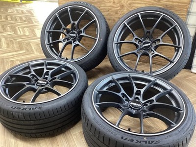 JDM RAYS VOLK G025 198.5/9.5J 5/120 +36/+44 FALKEN FK520L 225/40R19 25 (No Tires)