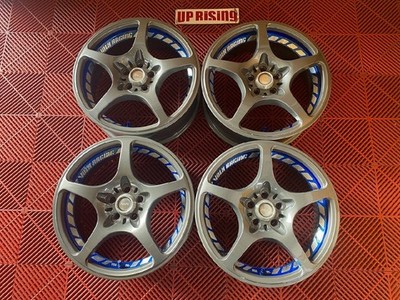 JDM Rare FORGED RAYS VOLK RACING F-ZERO CHALLENGE 17x7JJ 100 5H +48 Hu (No Tires) - Image 2