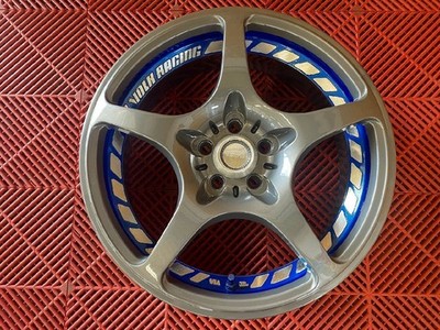 JDM Rare FORGED RAYS VOLK RACING F-ZERO CHALLENGE 17x7JJ 100 5H +48 Hu (No Tires) - Image 3