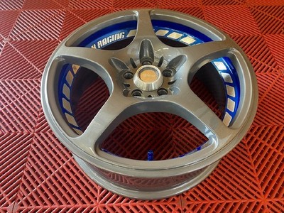 JDM Rare FORGED RAYS VOLK RACING F-ZERO CHALLENGE 17x7JJ 100 5H +48 Hu (No Tires) - Image 4