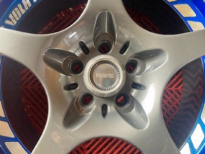 JDM Rare FORGED RAYS VOLK RACING F-ZERO CHALLENGE 17x7JJ 100 5H +48 Hu (No Tires) - Image 5