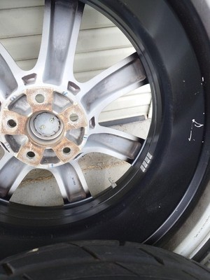 JDM Nissan R35 GT-R Early Model Genuine 20-inch Forging Wheels 4-Wheel (No Tires) - Image 9