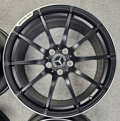 JDM C63 Black series 19 9J / 9.5J 4-Wheel Set C-Class W204 A2044011604 (No Tires) - Image 3