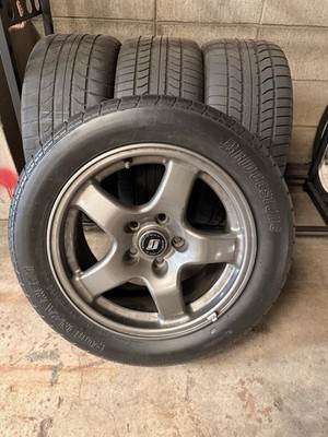 JDM BNR32 GT-R R32 Genuine Wheels & Tires 4-Wheel Set br Nissan (No Tires)