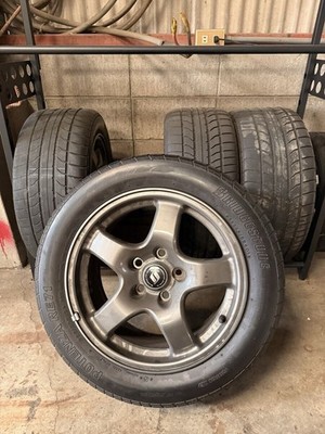 JDM BNR32 GT-R R32 Genuine Wheels & Tires 4-Wheel Set br Nissan (No Tires) - Image 2