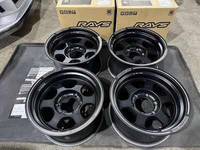 JDM Out of print VOLKRACING RAYS TE37XT PCD139 6-hole 8.5J 16-10 Rare (No Tires)