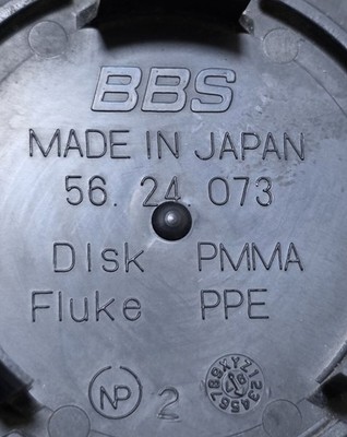 JDM Black Gold BBS Center Cap 70mm RF LM RG-F RE-L RE-L2 RG-R 56 24 07 (No Tires) - Image 7