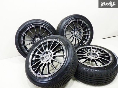 JDM Dress-up ENKEI 16x7J +45 4-hole PCD100 Aqua Probox Succeed Roadster (No Tires) - Image 2