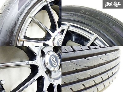 JDM Dress-up ENKEI 16x7J +45 4-hole PCD100 Aqua Probox Succeed Roadster (No Tires) - Image 7