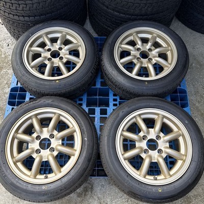 JDM Watanabe Eight Spoke F8F 14-inch 6.5J PCD: 100-4 holes Offset: +30 (No Tires)