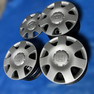 JDM Honda genuine 14-inch wheel 3-Wheel Set cap set 4 pieces (No Tires)