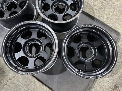 JDM Out of print VOLKRACING RAYS TE37XT PCD139 6-hole 8.5J 16-10 Rare (No Tires) - Image 3