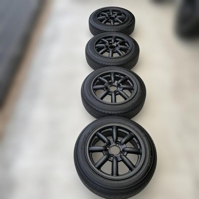 JDM A must-see for car enthusiasts ENKEI 148-Wheel Set spoke wheels PCD 100 (No Tires)