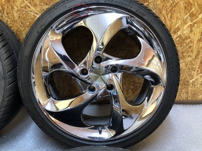 JDM Out of Print ENKEI LEADING EDGE 17x7J Chrome Aluminum Wheel 114.3 Y (No Tires) - Image 4