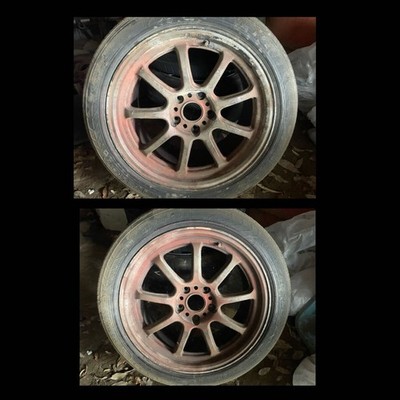JDM RAYS gramLIGHTS 57optimise 17-inch 8.5j aluminum wheel 2-Wheel Set (No Tires)