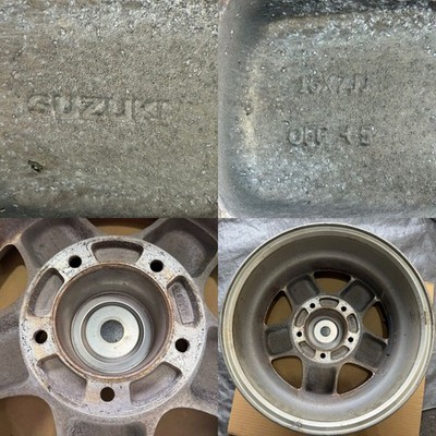 JDM Rare Tink Suzuki Escudo Genuine 16x7j+5 5-hole 139.7 4-Wheel Set TL52W U (No Tires) - Image 9