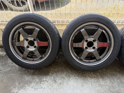JDM RAYS TE37 SONIC SL 15x6.5J +44 2-Wheel Set 7J +24 2-Wheel Set PCD100 4-hole z3 (No Tires)