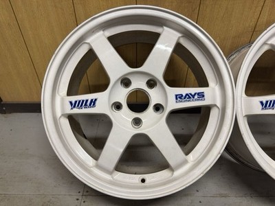 JDM Lightweight forging RAYS TE37 17x7.5J +40 114.3 5-hole white ② Suit (No Tires) - Image 2